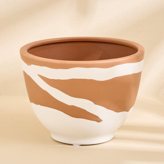 Monalisa Gifts Brush Strokes Ceramic Planter