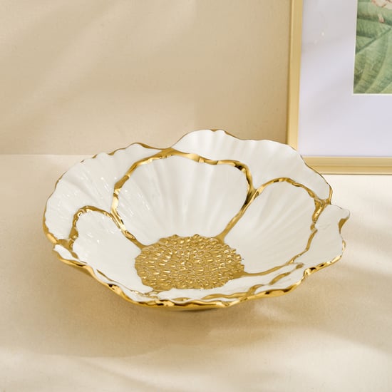 Alchemy Gifts Ceramic Floral Decorative Platter