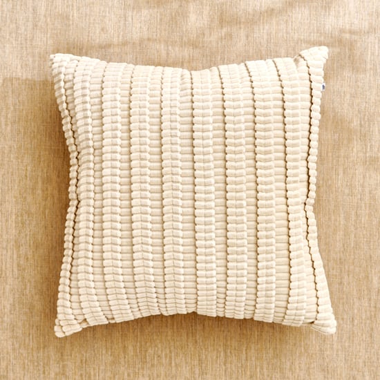 Glimmer Mero Velvet Patterned Filled Cushion - 43x43cm