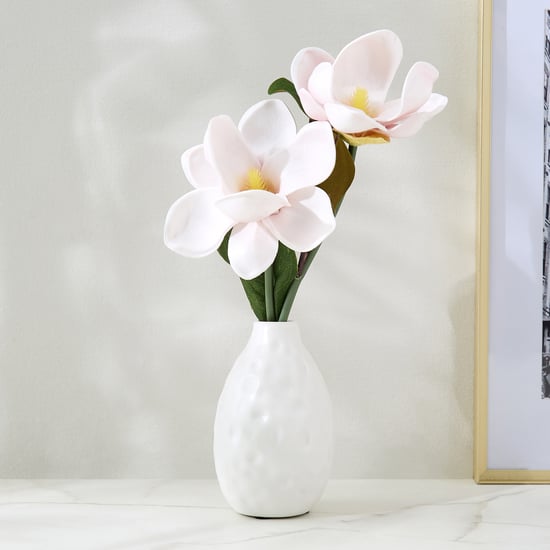 Lets Garden Hedge Artificial Orchid Flowers in Ceramic Vase