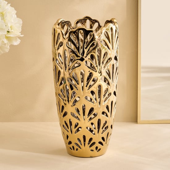 Stellar Celestial Melo Ceramic Perforated Vase