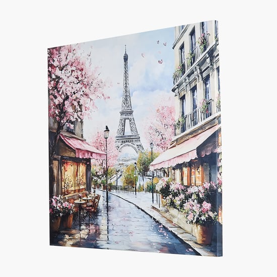 M. Blanche Rue Parisienne 水彩画 ２枚 Brezza Set of 2 Canvas Paris Picture Frames - 50x50cm