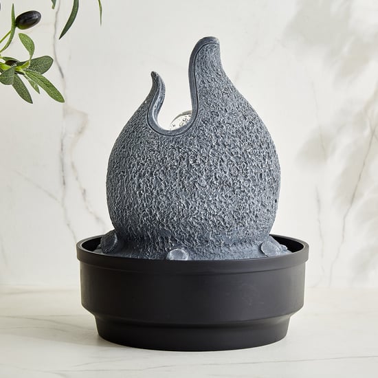 Alpine Modern Polyresin Water Fountain - 21x28.5cm