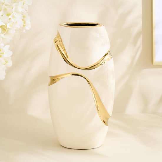 Alchemy Gifts Fluid Ceramic Vase - Medium