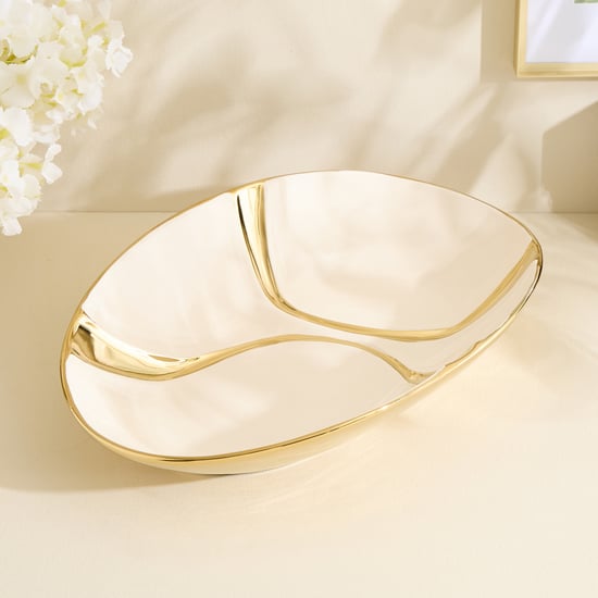 Alchemy Gifts Fluid Ceramic Decorative Bowl
