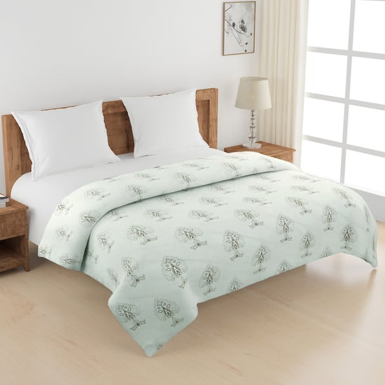 SWAYAM Ananda Cotton Ethnic Print Double Comforter