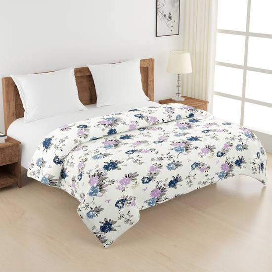 SWAYAM Ananda Cotton Floral Print Double Comforter