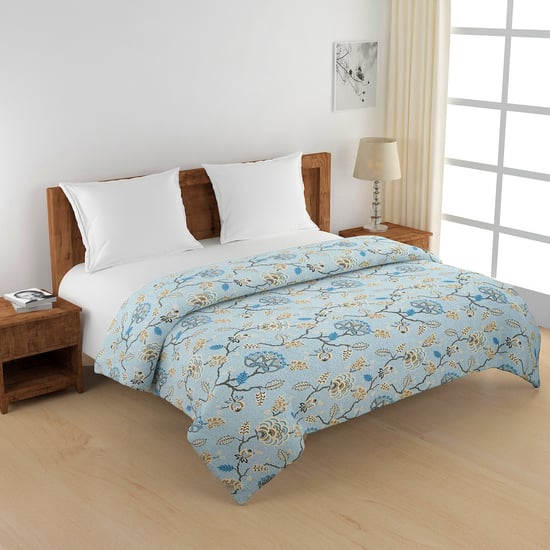 SWAYAM Ananda Cotton Floral Print Double Comforter