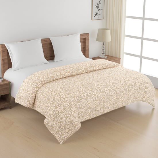 SWAYAM Ananda Cotton Ethnic Print Double Comforter