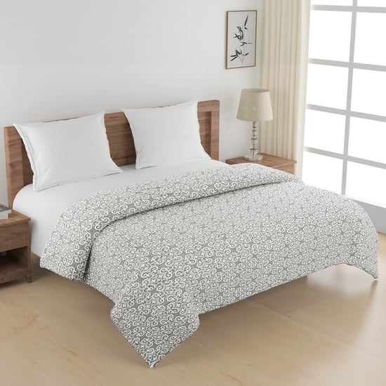 SWAYAM Ananda Cotton Ethnic Print Double Comforter