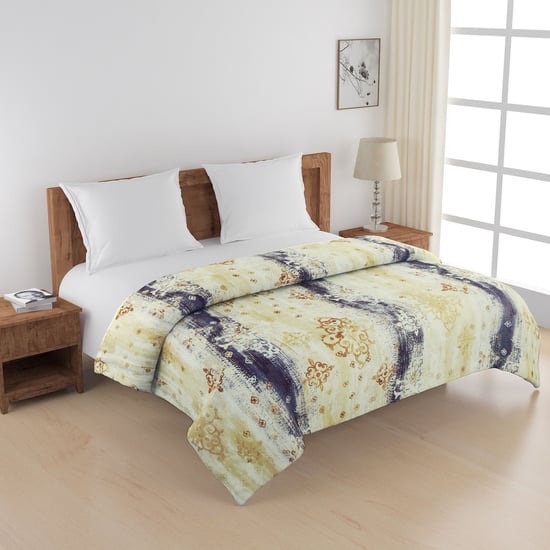 SWAYAM Veda Cotton Printed Double Comforter