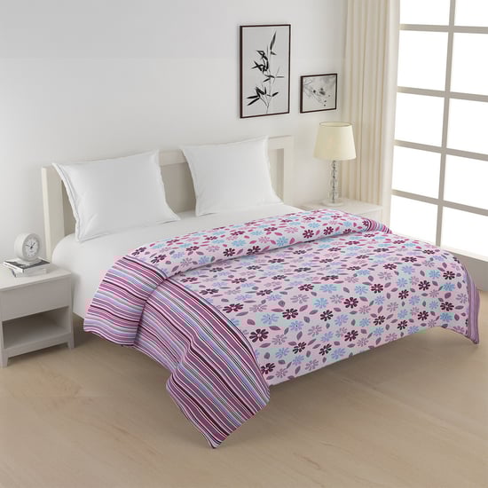 SWAYAM Veda Cotton Floral Print Double Comforter