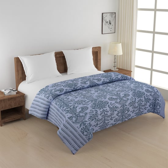 SWAYAM Veda Cotton Ethnic Print Double Comforter