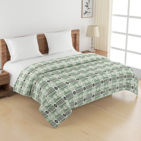 SWAYAM Veda Cotton Printed Double Comforter