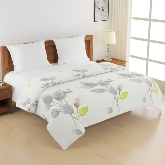 SWAYAM Zinnia Cotton Floral Print Double Comforter