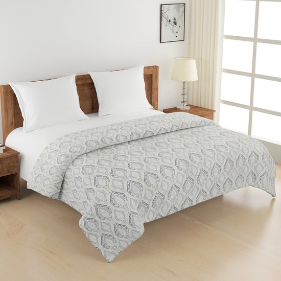 SWAYAM Zinnia Cotton Ethnic Print Double Comforter