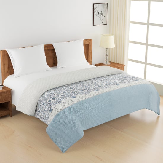 SWAYAM Zinnia Cotton Ethnic Print Double Comforter