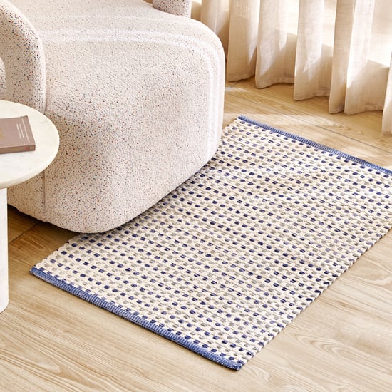 Melange Cotton Woven Dhurrie - 90x60cm