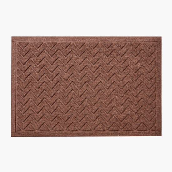 Pacific Freda Entrika Rubber Chevron Doormat - 60x40cm