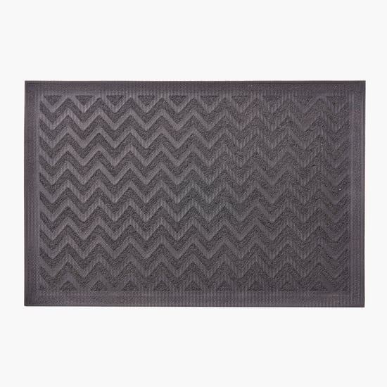 Pacific Freda Entrika Rubber Chevron Doormat - 60x40cm