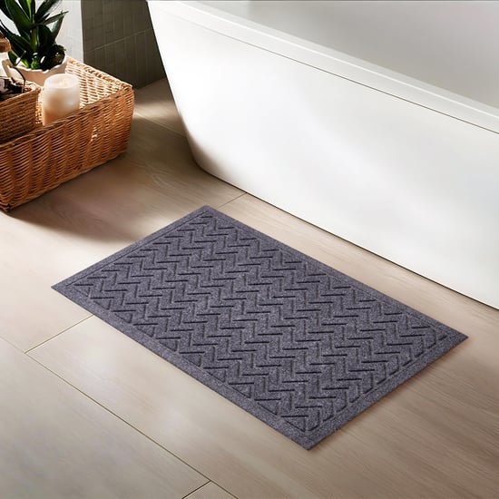 Pacific Freda Entrika Rubber Chevron Doormat - 60x40cm