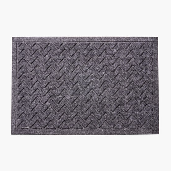 Pacific Freda Entrika Rubber Chevron Doormat - 60x40cm