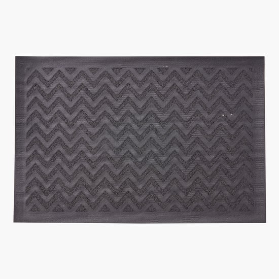Pacific Freda Entrika Rubber Chevron Doormat - 60x40cm