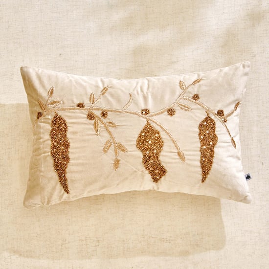 Glimmer Dusk Brio Showstopper Embellished Cushion Cover - 50x30cm