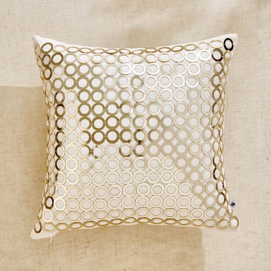 Glimmer Luxe Brio Linea Embellished Cushion Cover - 40x40cm