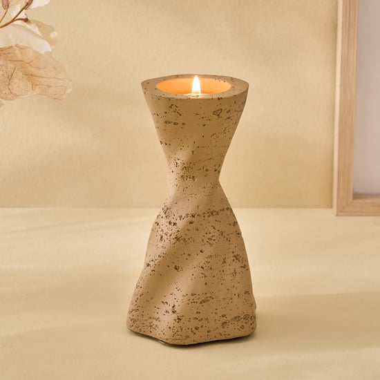 Monalisa Gifts Polyresin 3D Swirl T-Light Holder