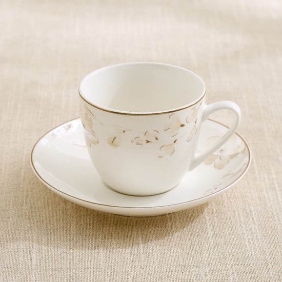 Altius Blumen Bone China Cup and Saucer - 200ml