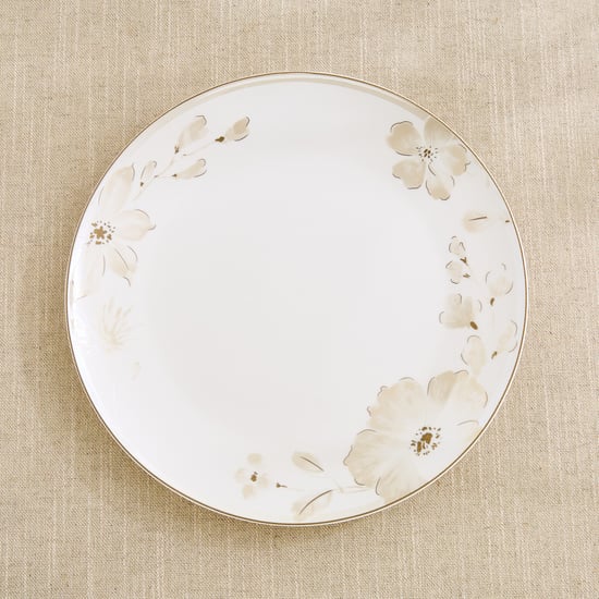 Altius Blumen Bone China Floral Print Dinner Plate - 27cm