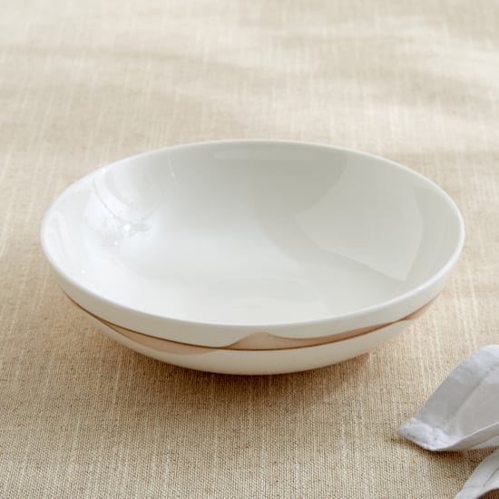 Altius Galben Bone China Printed Deep Dish - 700ml
