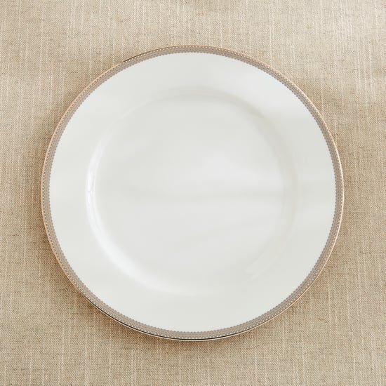Altius Gris Bone China Printed Dinner Plate - 27cm