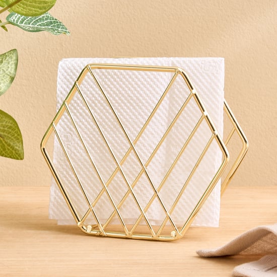Orion Chromeware Ellora Metal Tissue Holder - 12x5x11cm