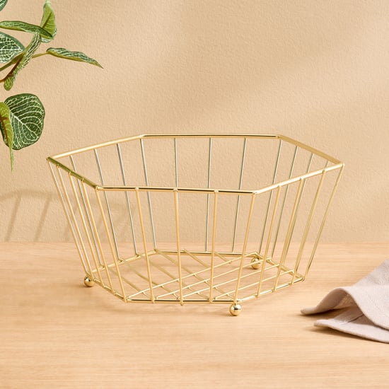Orion Chromeware Ellora Metal Fruit Basket