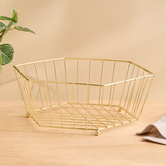 Orion Chromeware Ellora Metal Fruit Basket