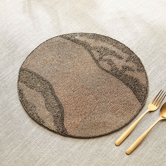 Halcyon Galaxy Glass Beaded Placemat
