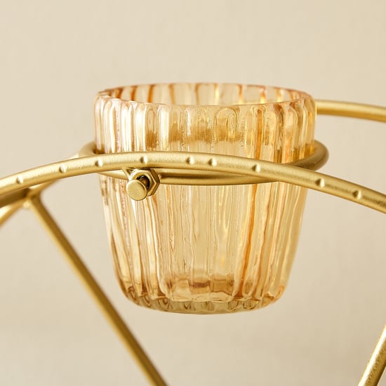 Kimora Fantasy Metal Giant Wheel Multi-T-Light Holder