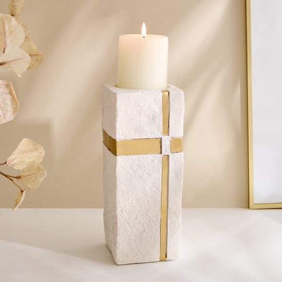 Evoke Polyresin Candle Holder - Large