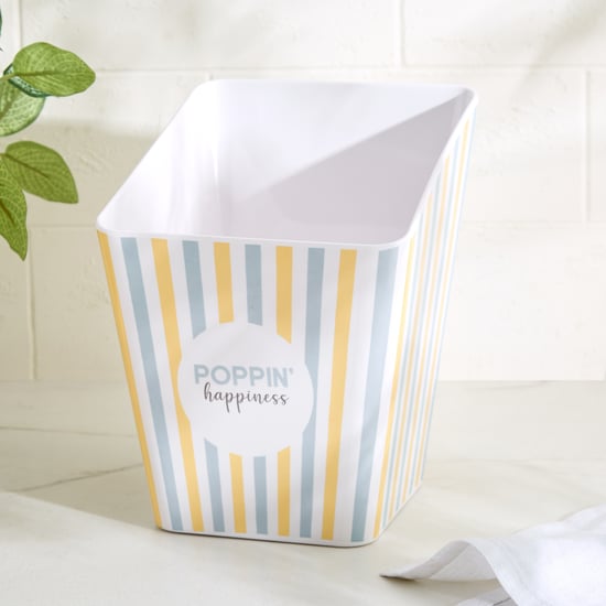 Bakers Pride Veha Melamine Striped Popcorn Bowl