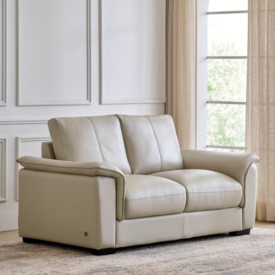 Magna NXT Half Leather 2-Seater Sofa - Grey