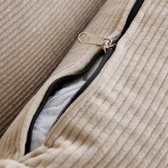 Modern Radiance NXT Fabric 2-Seater Sofa with Cushions - Taupe