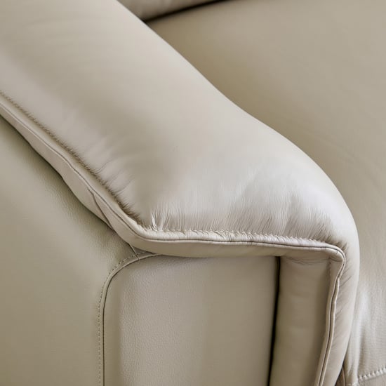 Magna NXT Half Leather 3-Seater Sofa - Grey