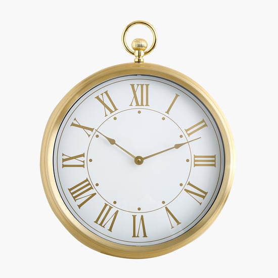 Casablanca Glimmer Aluminium Wall Clock - 40cm