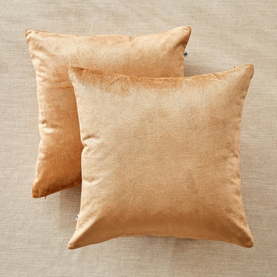 Vela Elemental Set of 2 Velvet Cushion Covers - 40x40cm