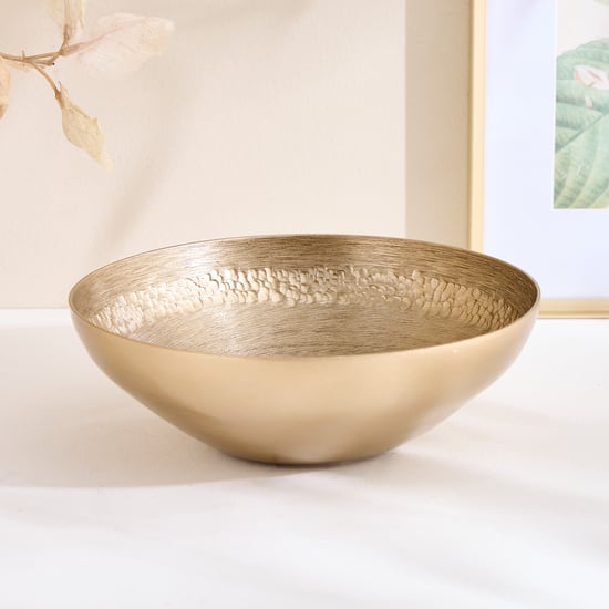 Grain Metal Decorative Bowl
