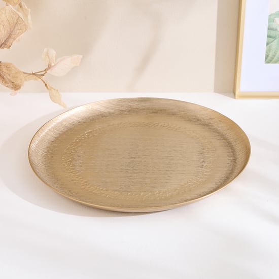 Grain Metal Decorative Platter