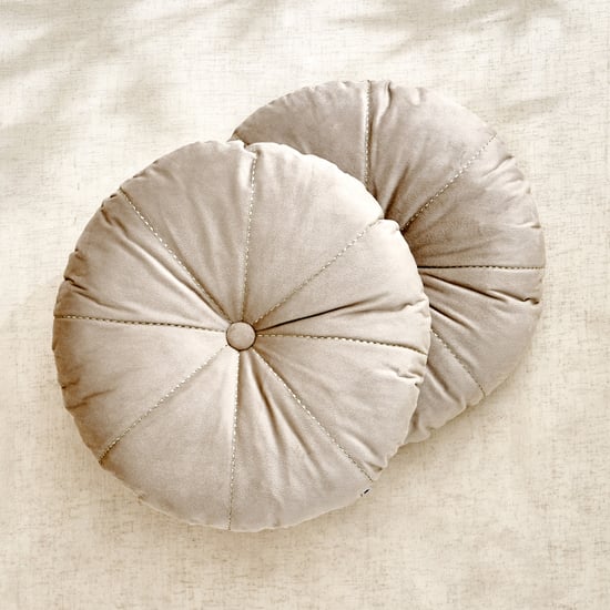 Clayo Forge Set of 2 Velvet Finish Foil Print Cushion Covers - 40x40cm