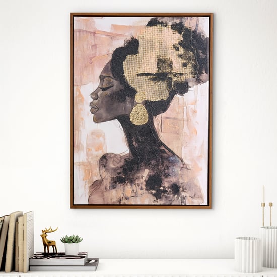 Artistry Hazel Canvas African Lady Picture Frame - 52.5x73cm